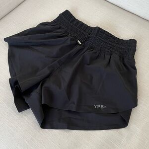 YPB shorts in black, size s